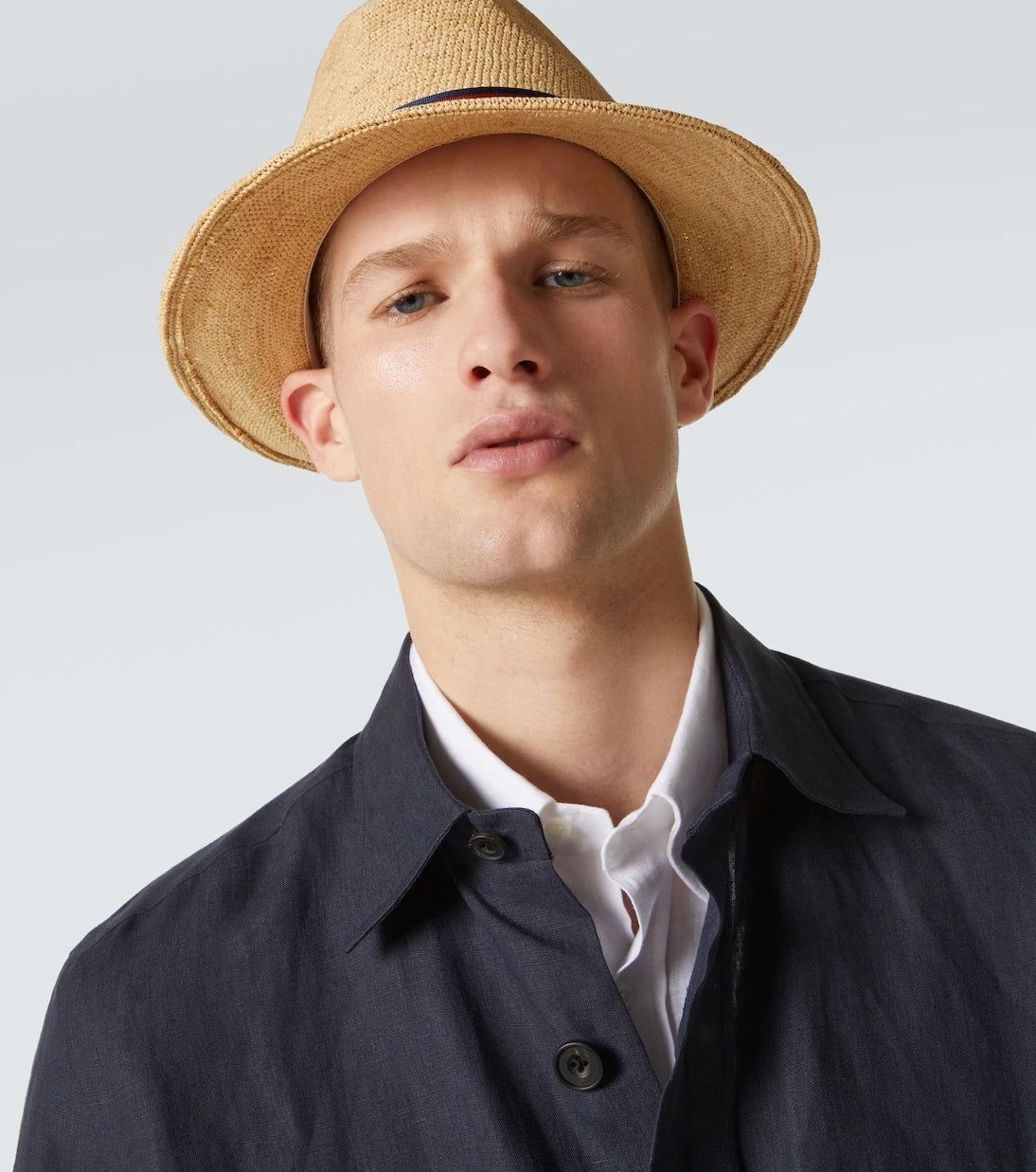 Borsalino - Argentina crochet straw Panama hat