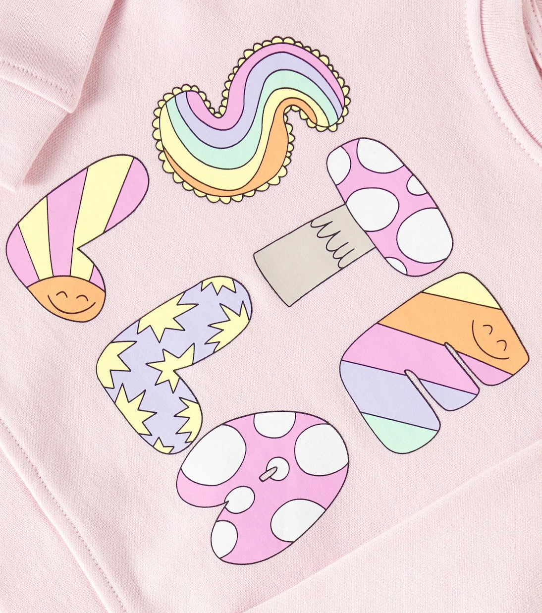 Stella McCartney Kids - سويت شيرت أطفال من القطن الجيرسيه