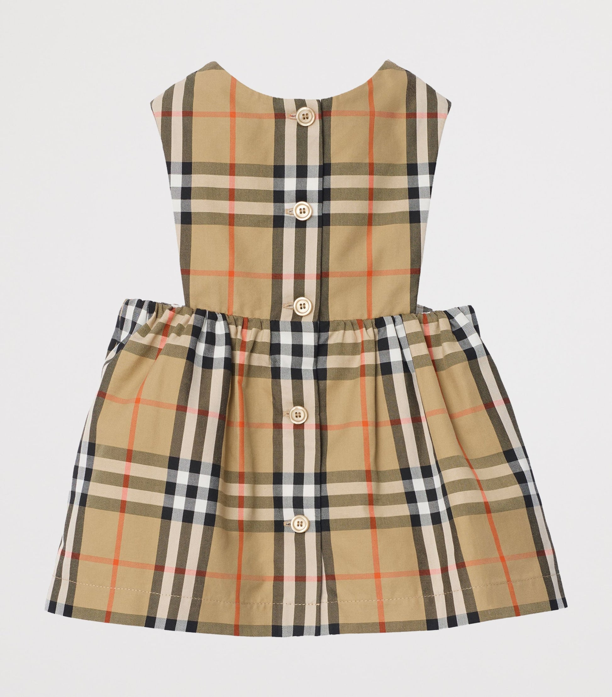 Burberry Kids Stretch-Cotton Bodysuit, Dress and Hat Set (1-18 Months)