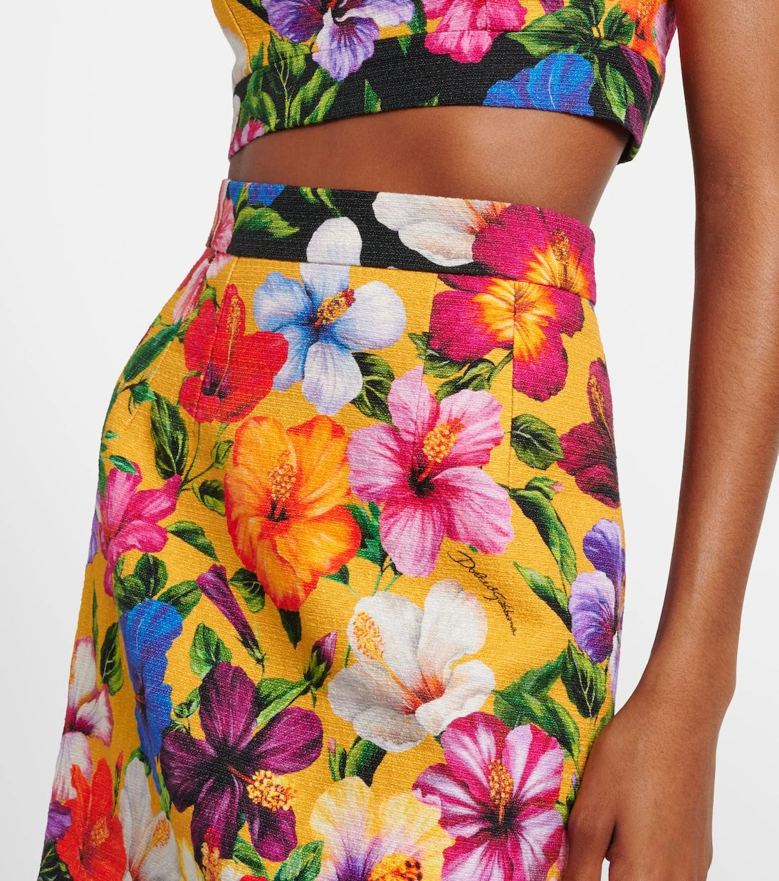 Dolce&Gabbana - Floral miniskirt