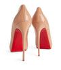 Christian Louboutin Nude New Very Prive Patent Leather Pumps 120