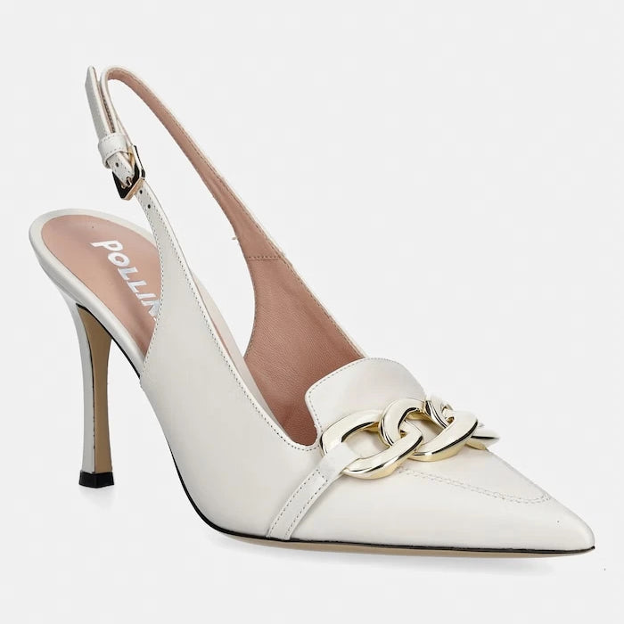 Кожени обувки с тънък ток Pollini