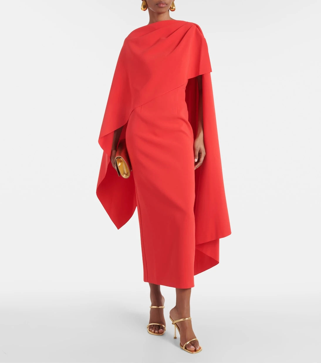 Roksanda - Demetria caped midi dress