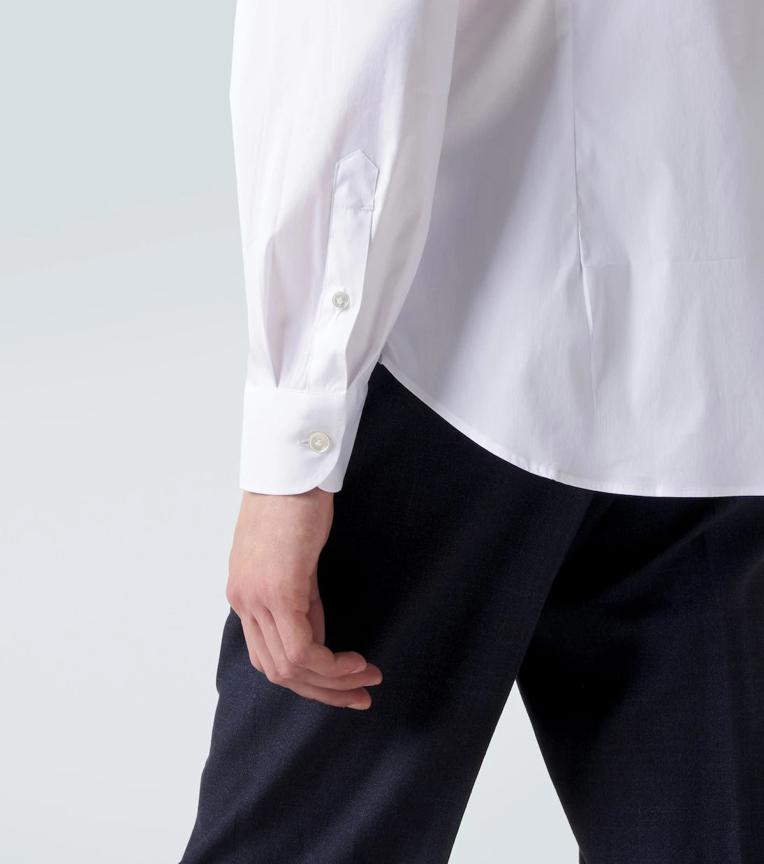 Eleventy - Cotton-blend poplin shirt