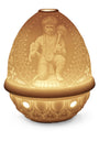 Lladro Hanuman Lithopane Votive Light
