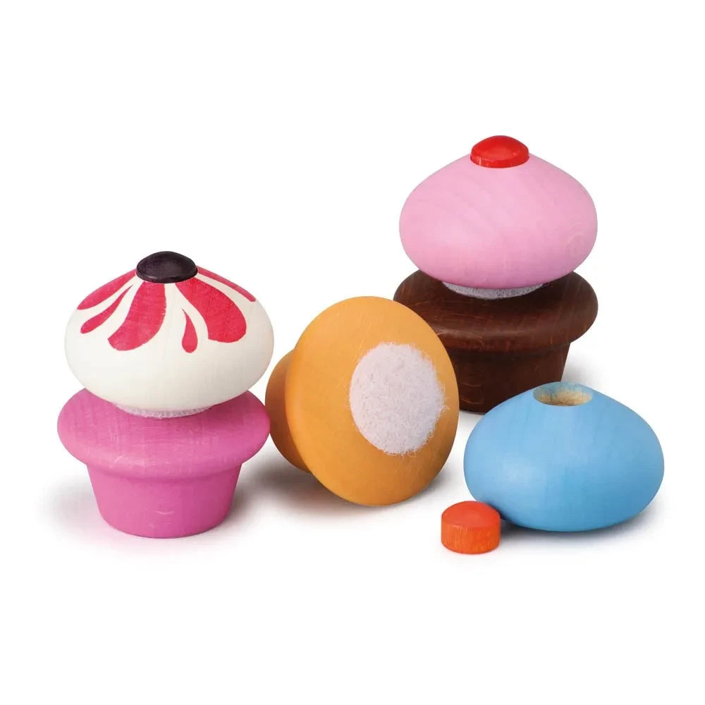 Erzi - Toy Cupcakes - Set of 3