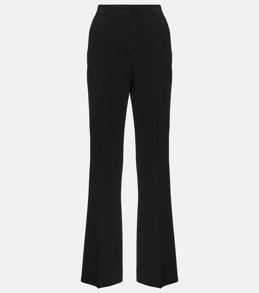 Toteme - High-rise pleated crêpe flared pants