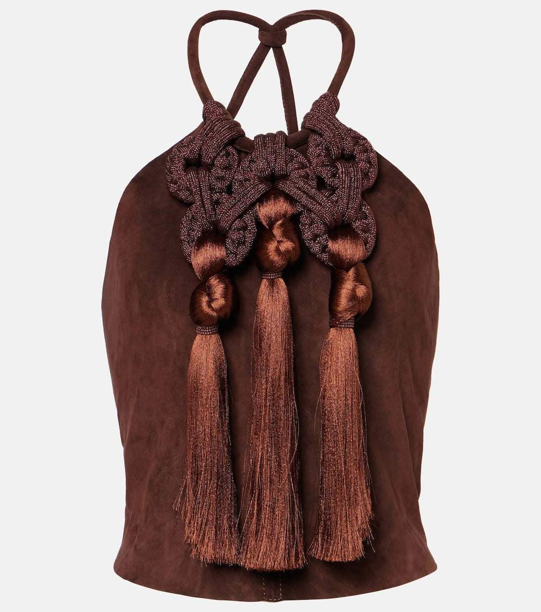 Johanna Ortiz - Knot-detail leather top