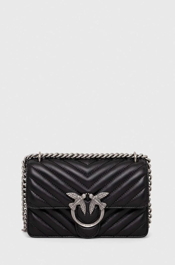 Pinko kadın deri crossbody çanta