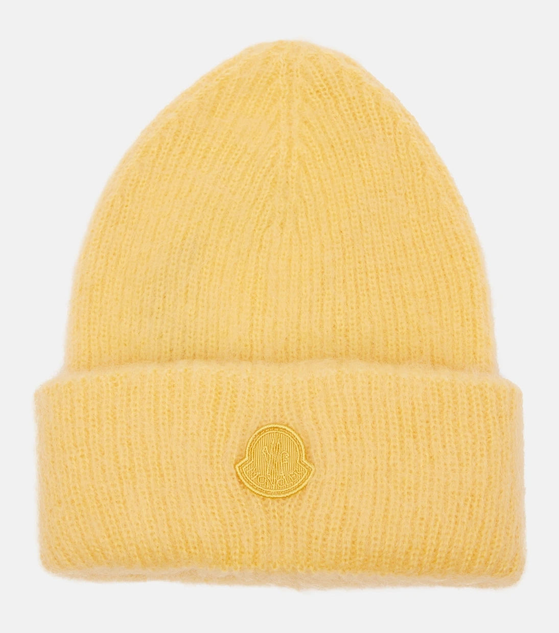 Moncler - Logo mohair and wool-blend beanie