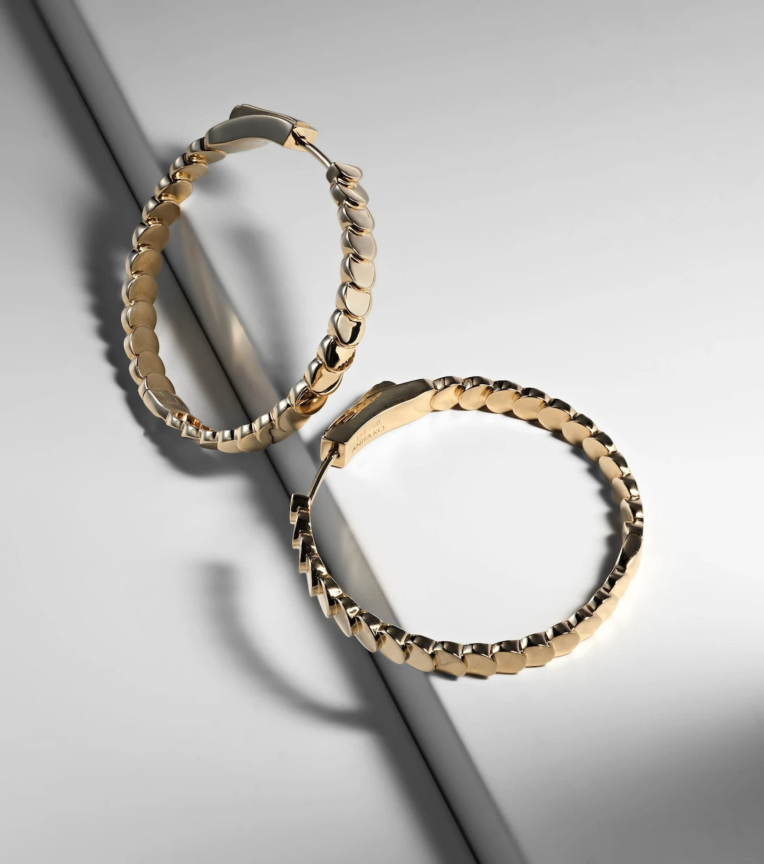 Anita Ko - Luna Large 18kt gold earrings