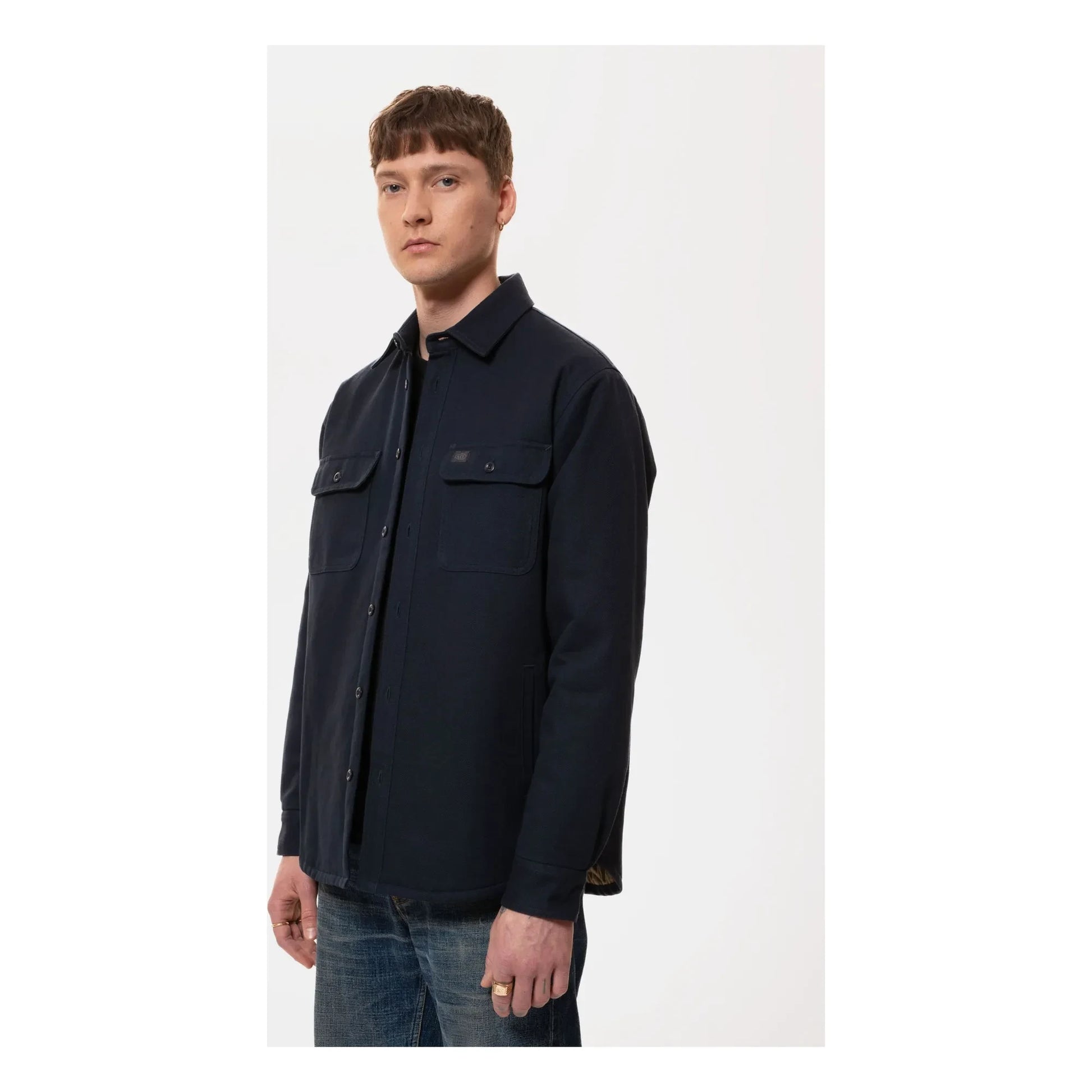 Nudie Jeans - Glenn Padded overshirt | Dark Blue