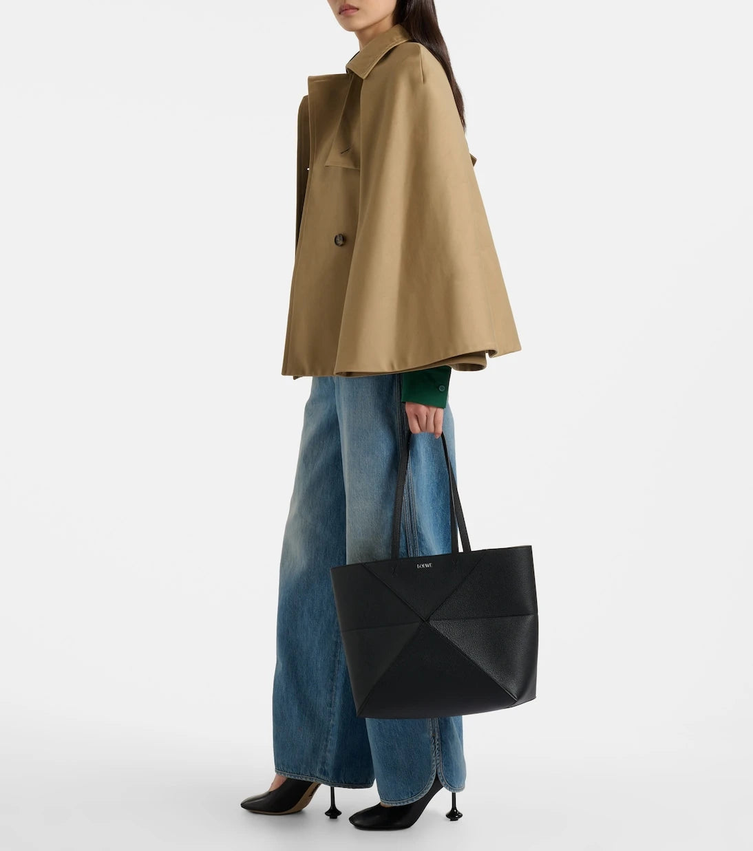 Loewe - Puzzle Fold Medium leather tote bag