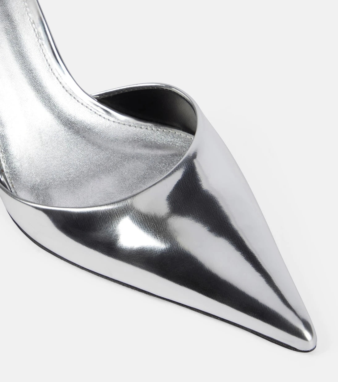 Proenza Schouler - Slash 85 mirrored leather pumps