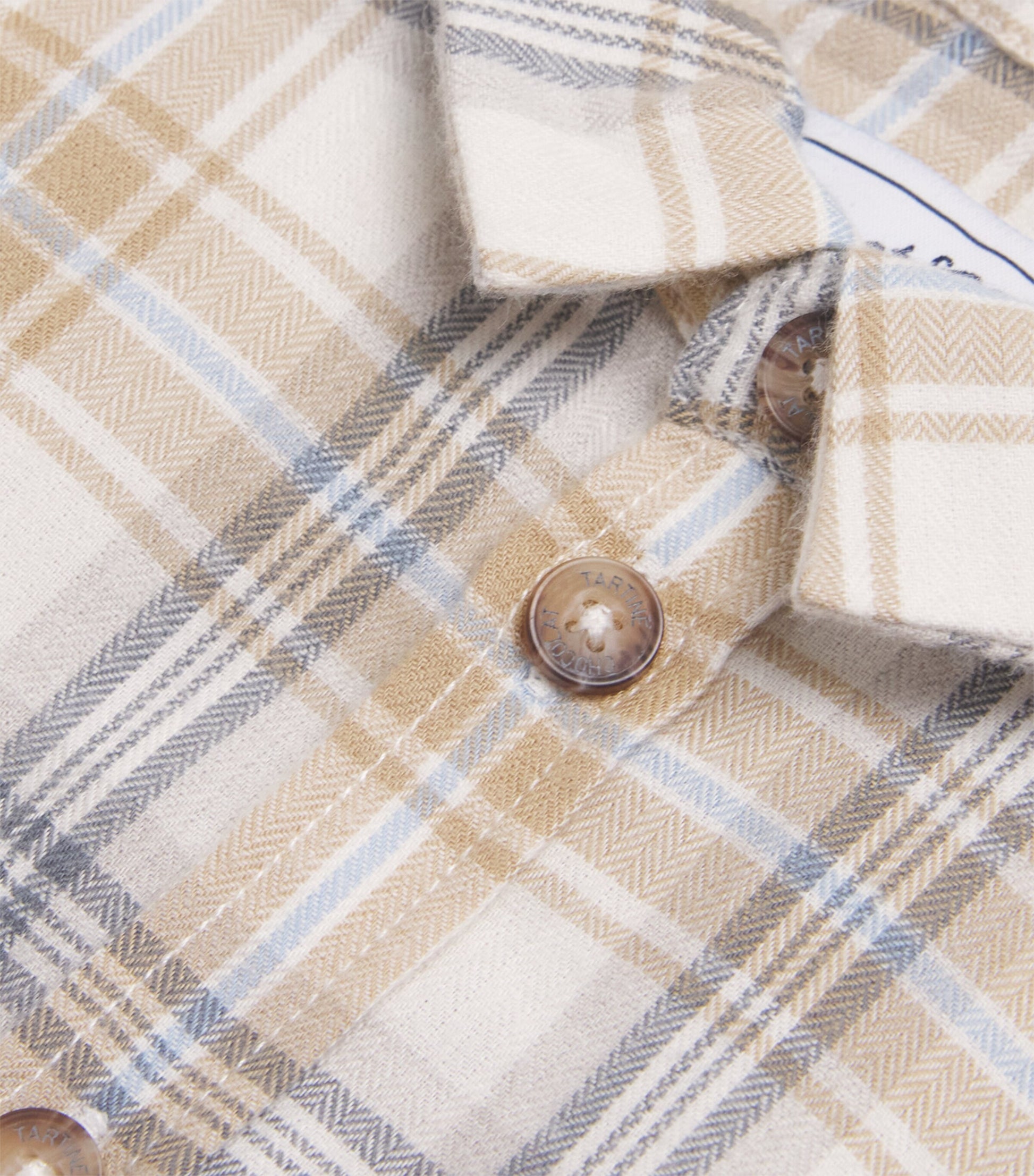 Tartine et Chocolat Cotton-Wool Check Shirt (3 Months-4 Years)