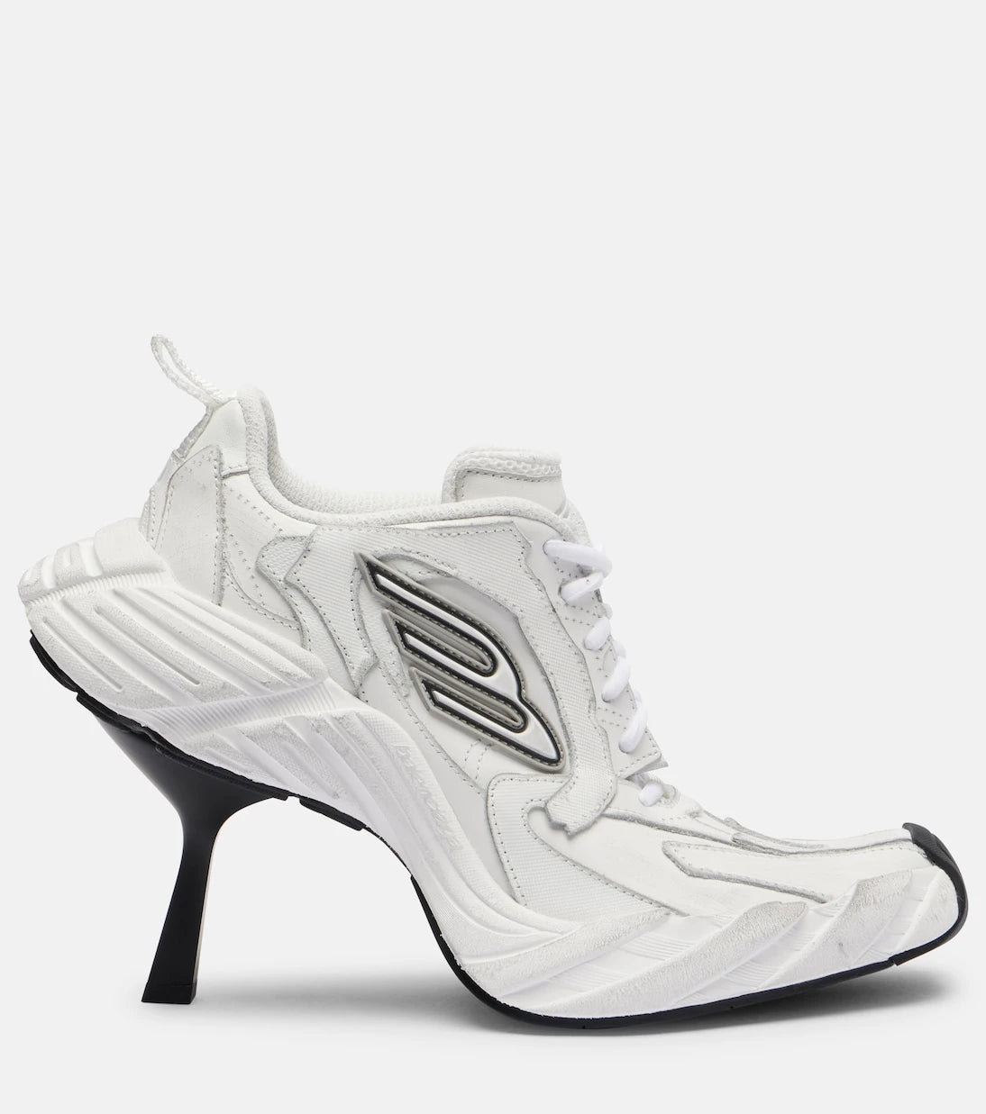 Balenciaga - Monday leather sneaker pumps
