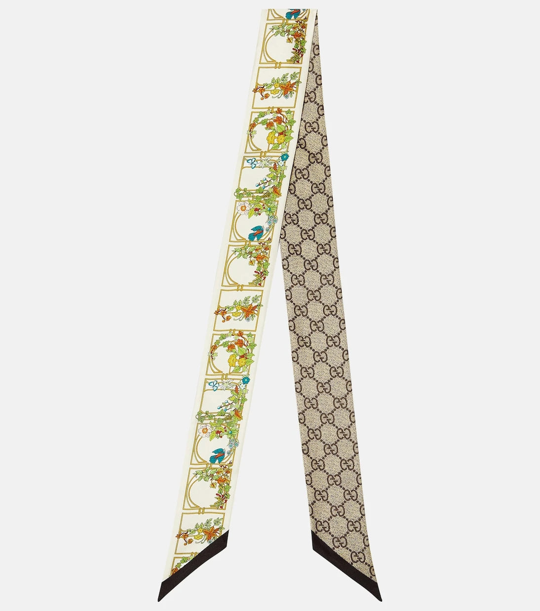 Gucci - Printed silk twill scarf