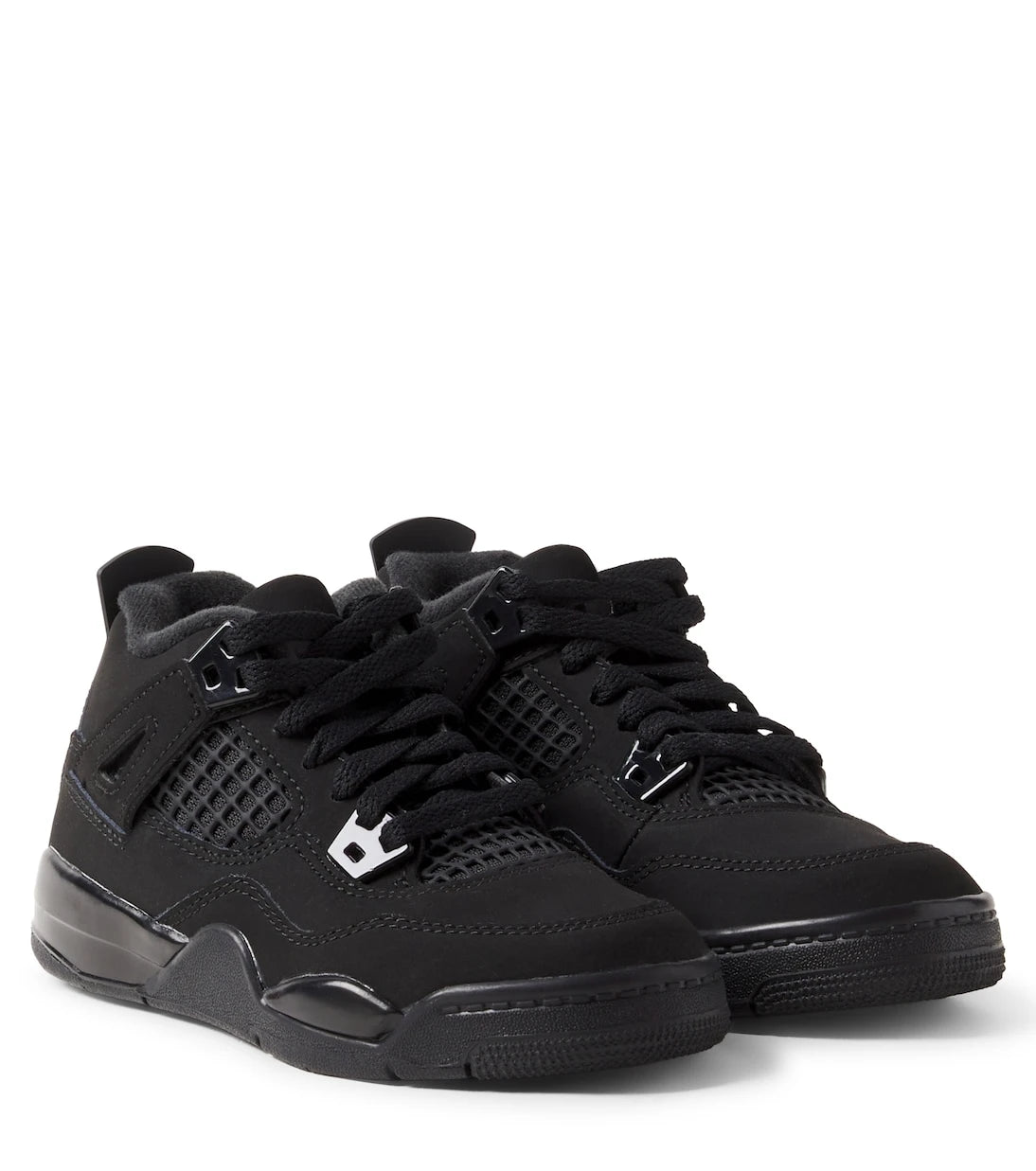 Nike Kids - Jordan 4 Retro leather sneakers