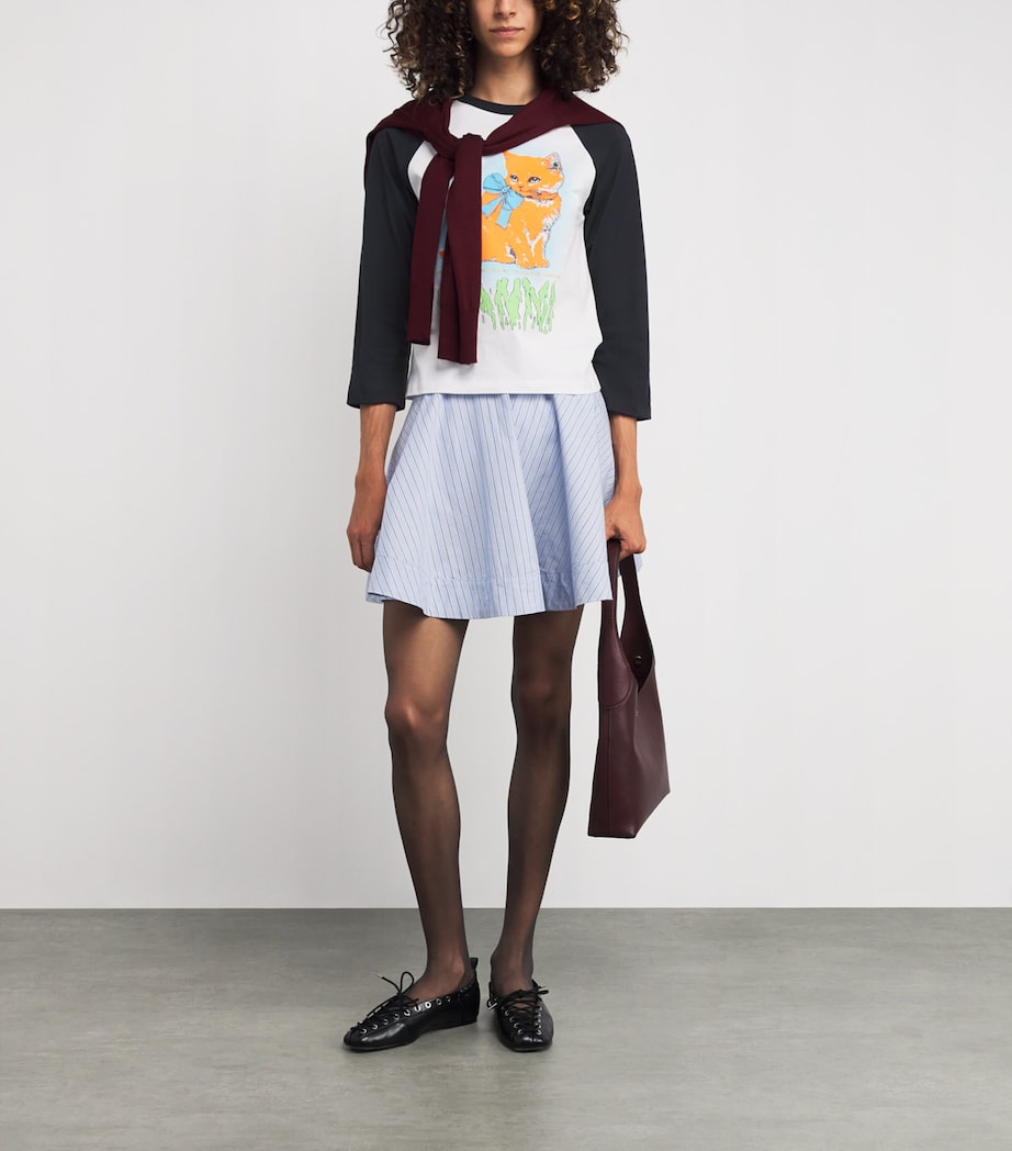 White Organic Cotton Kitty Baby T-Shirt