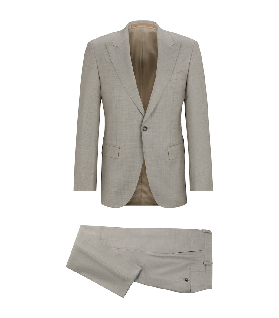 BOSS Virgin Wool Slim 2-Piece Suit