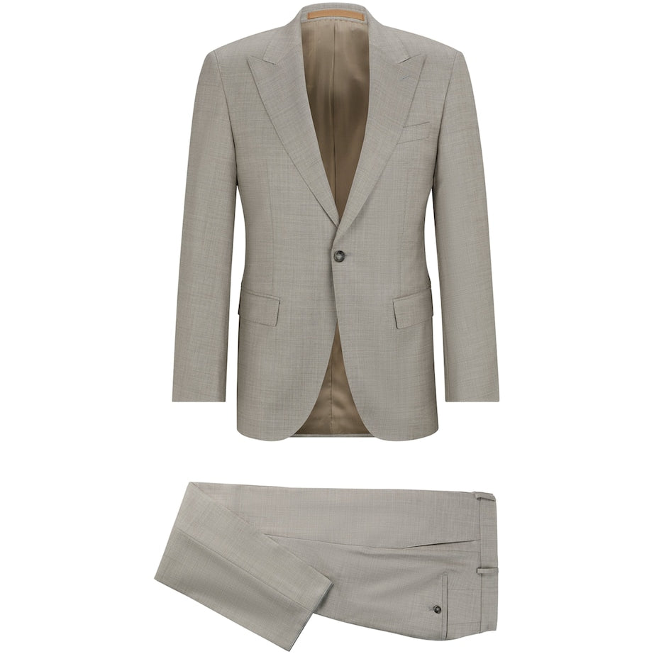 BOSS Virgin Wool Slim 2-Piece Suit