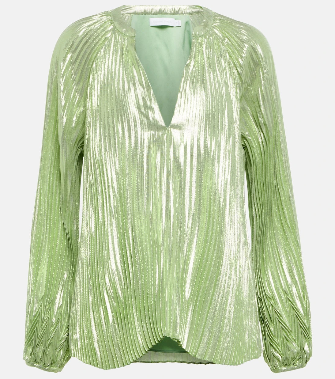 Simkhai - Char plissé silk-blend blouse