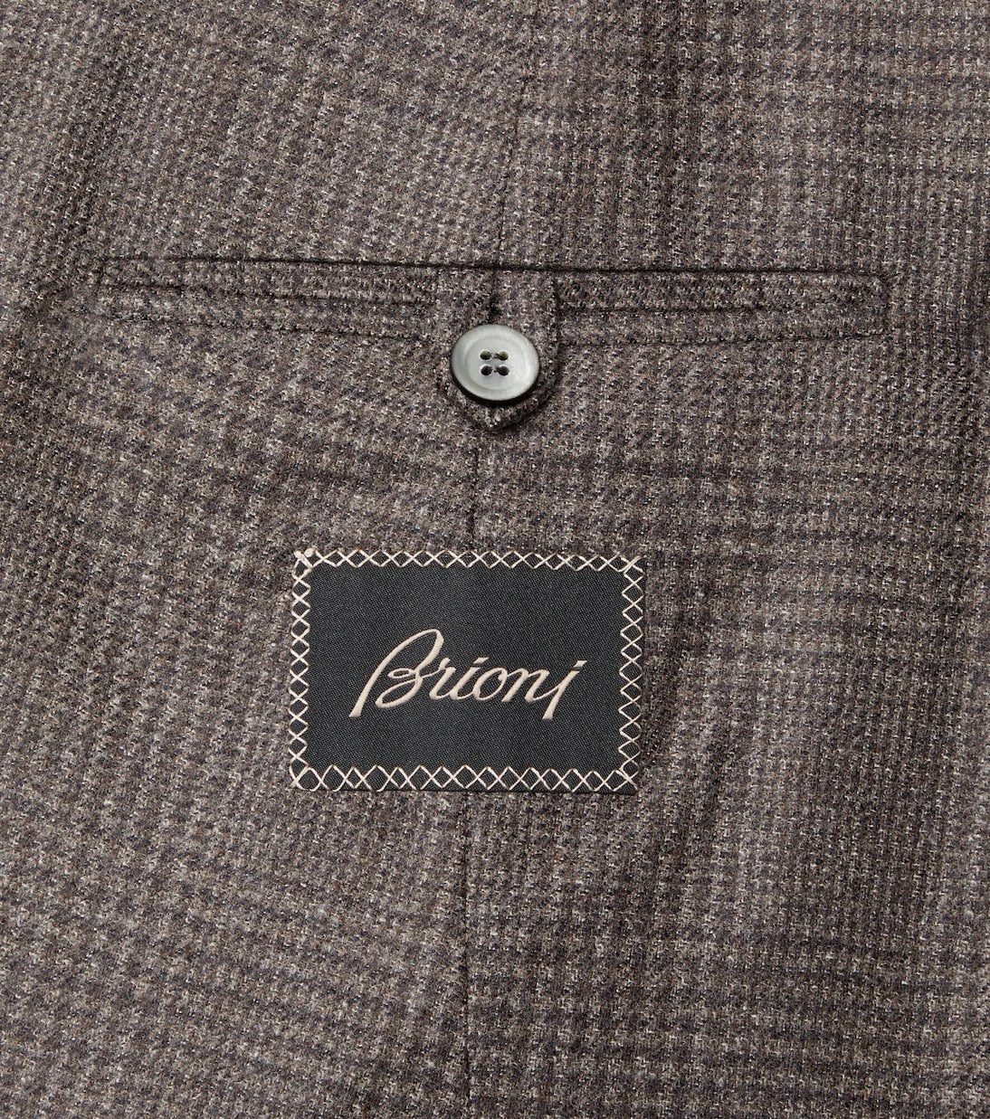 Brioni - Prince of Wales check wool blazer