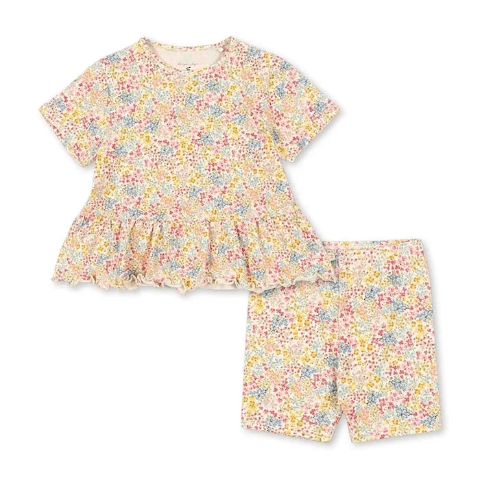 Konges Sløjd комплект за деца с памук BASIC FRILL SET GOTS