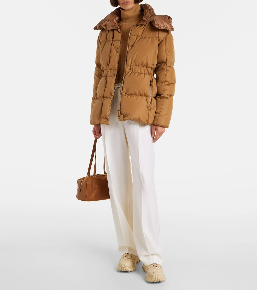 Moncler - سترة Agneux المبطنة بالريش