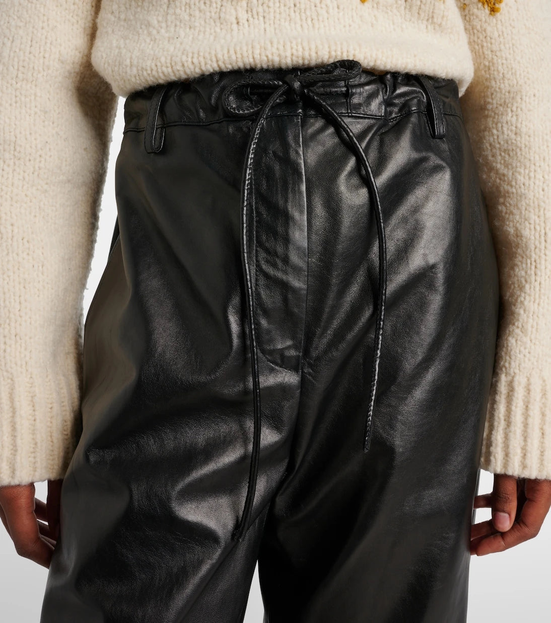 Proenza Schouler - White Label Magnus leather wide-leg pants