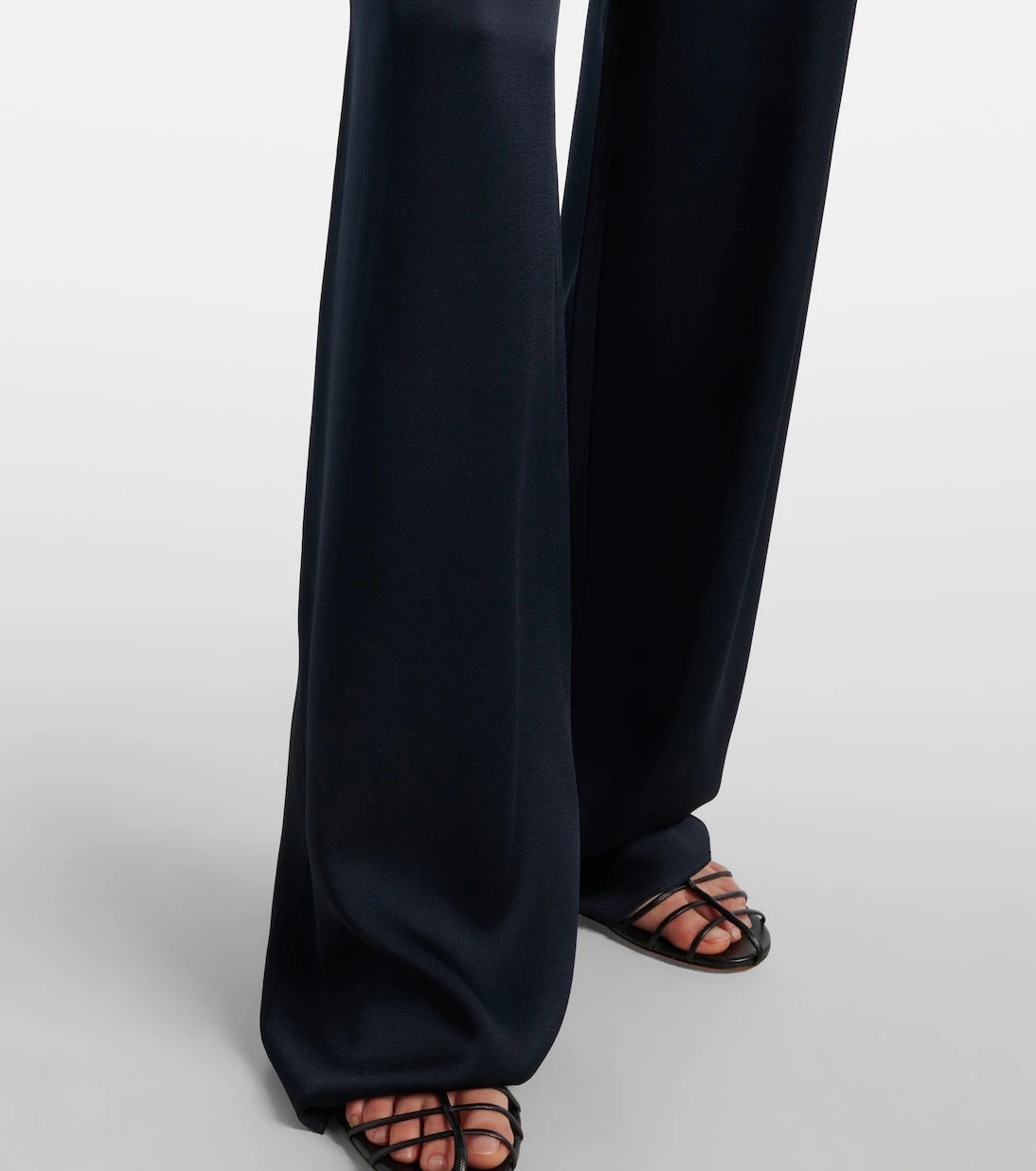 Max Mara - Dritto crêpe satin wide-leg pants