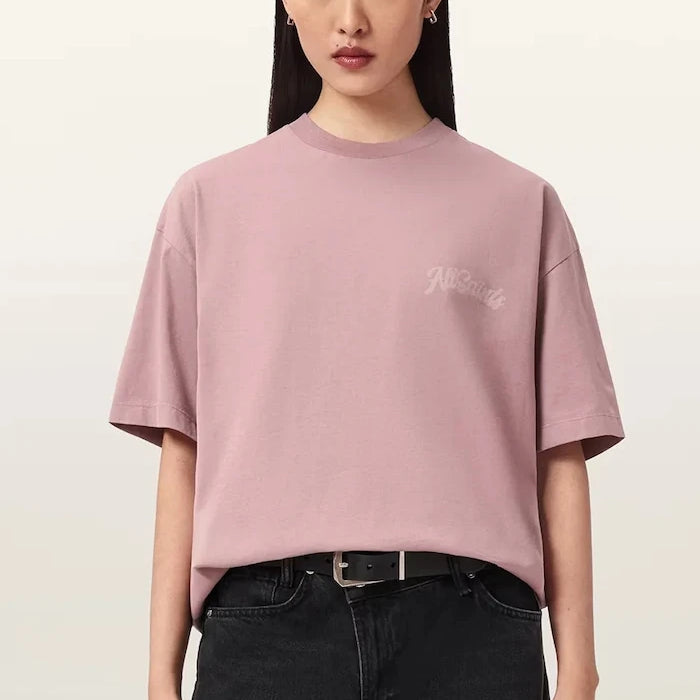 AllSaints Pamuklu Kadın Oversize Tişört ODYSSEY ETTA TEE