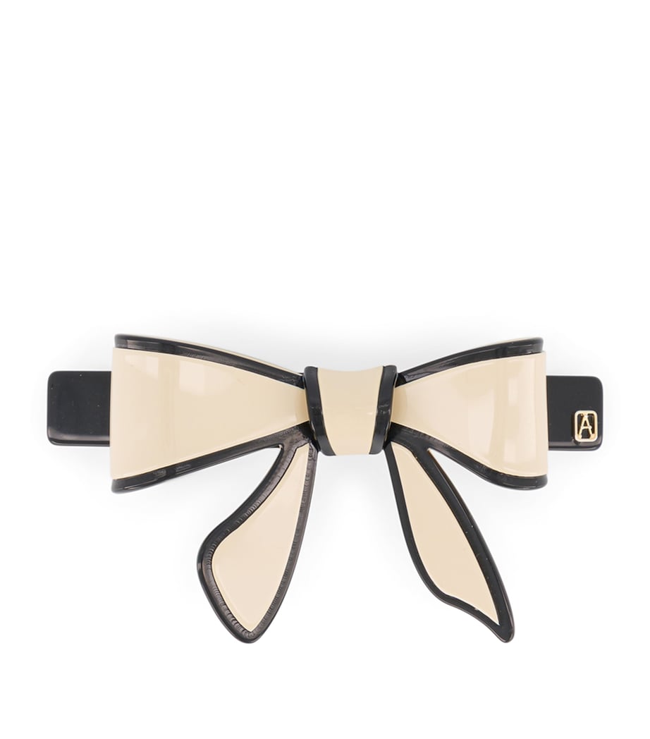 Alexandre de Paris Timeless Tenderly Bow Slide Hair Clip