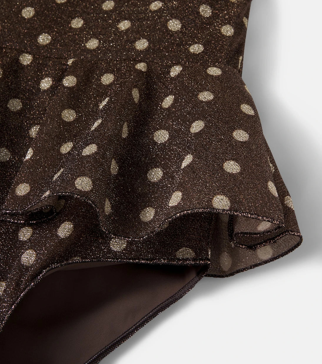 Oséree Kids - Osemini Lumière polka-dot ruffled swimsuit