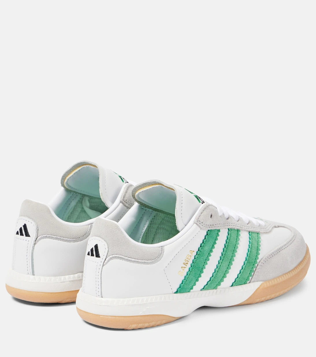 Adidas - Samba MN suede-trimmed leather sneakers