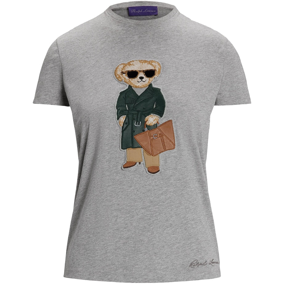 Grey Racing Green Trench Polo Bear T-Shirt