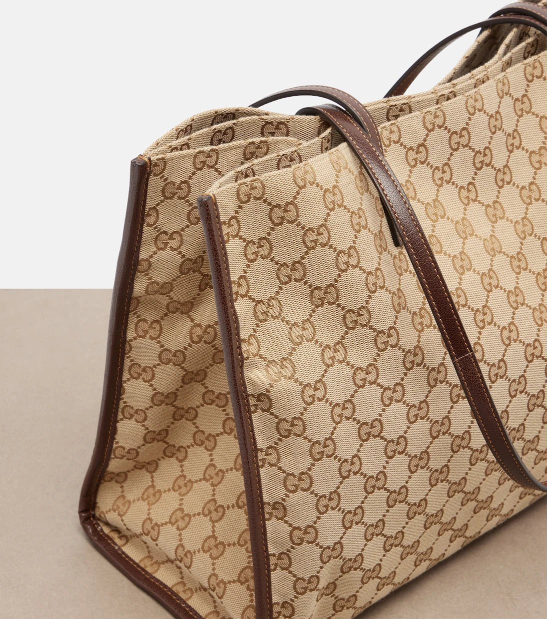 Gucci - Large GG canvas shopper