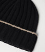 Cashmere Ribbed Beanie
