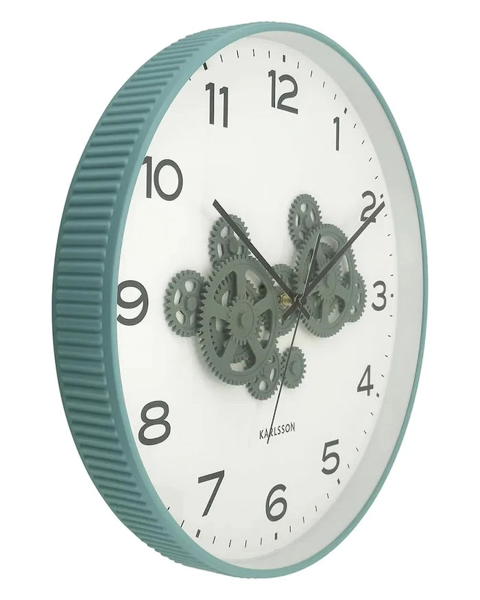 Стенен часовник Karlsson Open Gear 40 cm