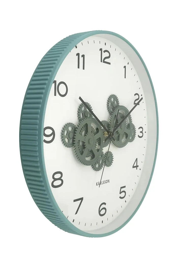 Стенен часовник Karlsson Open Gear 40 cm