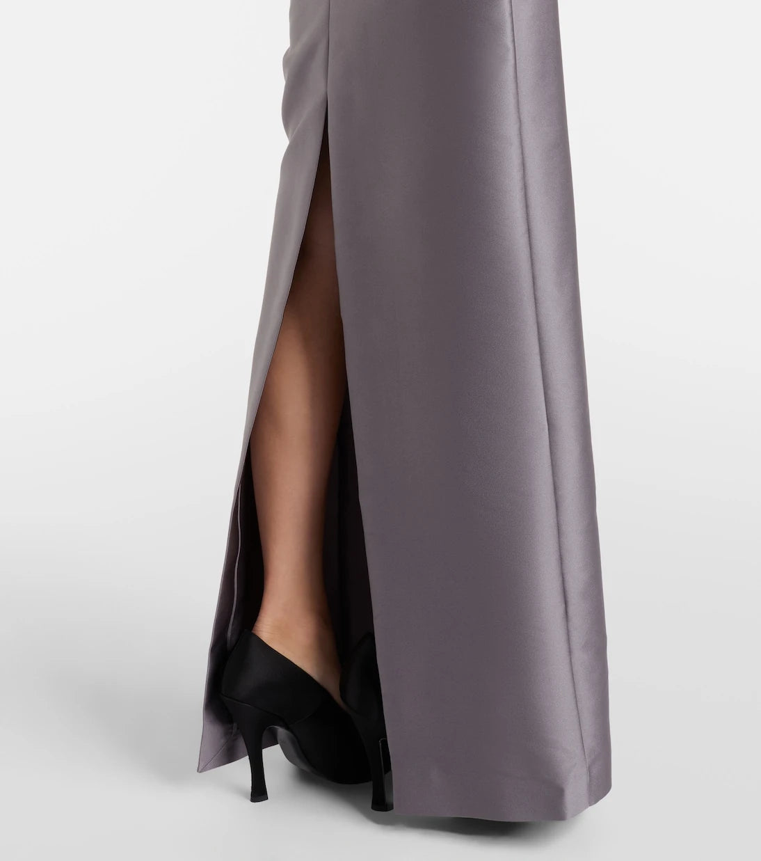 Roland Mouret - Crystal-embellished taffeta gown