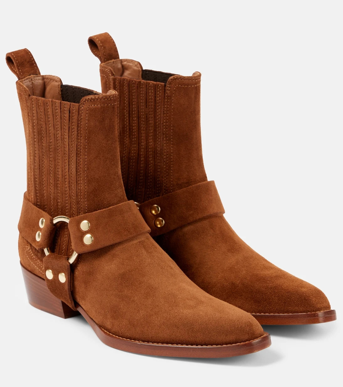 Paris Texas - Helena suede biker boots
