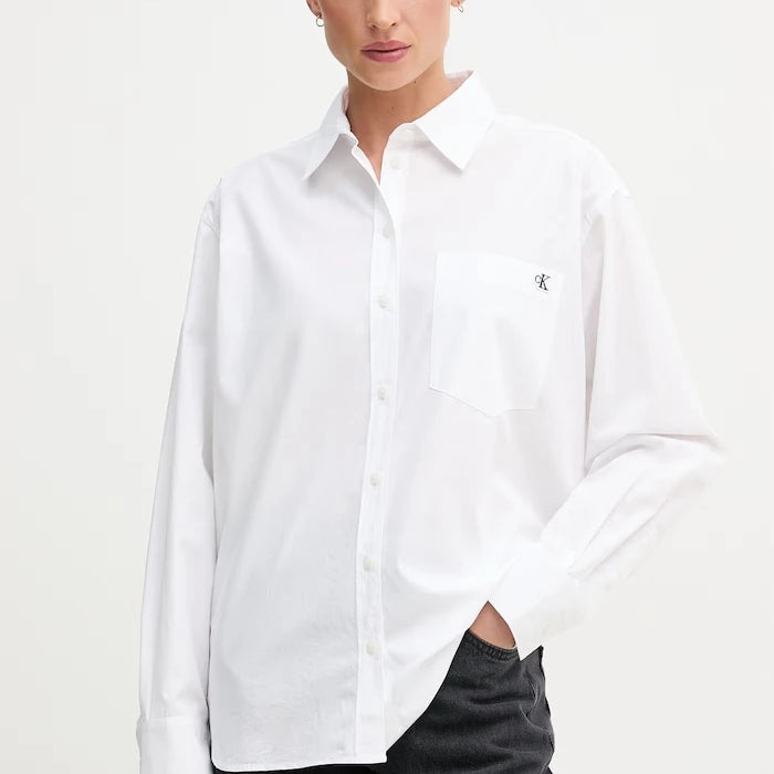 Calvin Klein Jeans риза дамска от памук