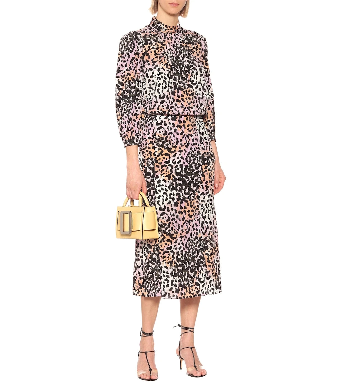 Veronica Beard - Lety leopard-print stretch-silk top