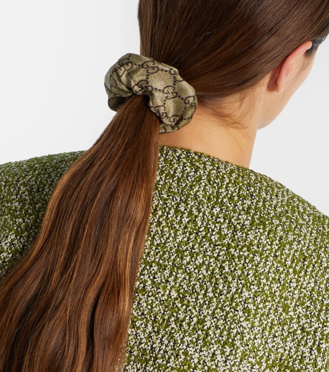 Gucci - GG jacquard silk scrunchie