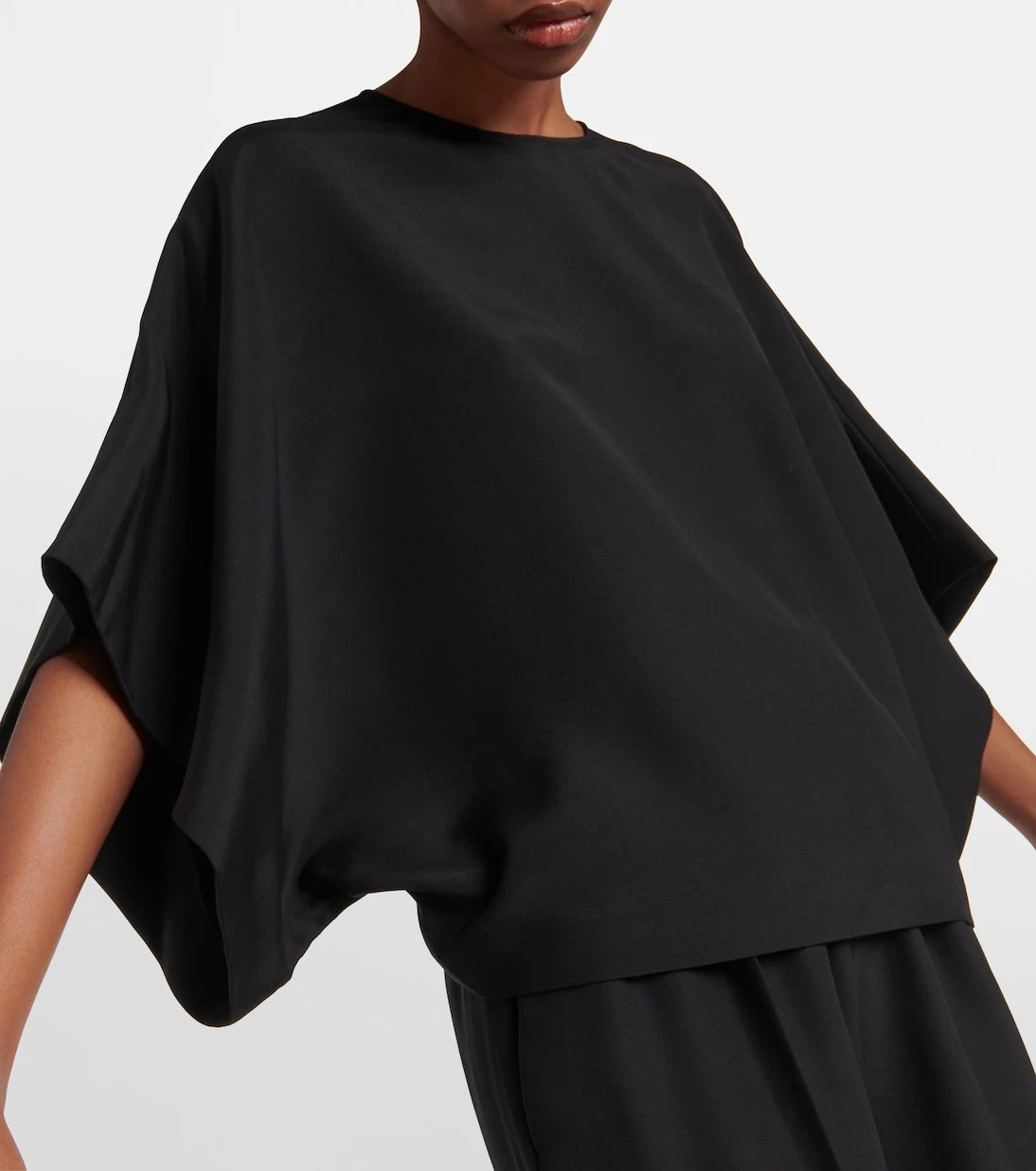 Fforme - Tenley draped silk top