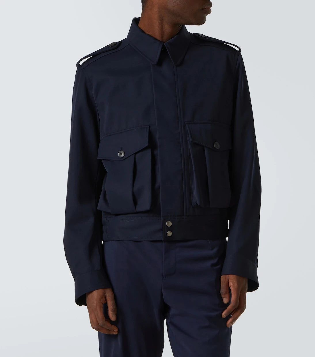 Dries Van Noten - Wool gabardine jacket