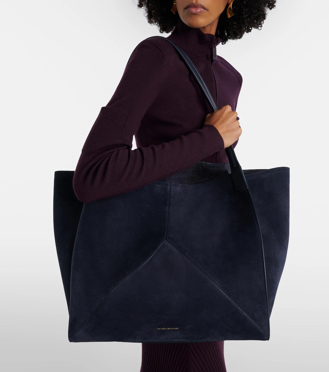 Victoria Beckham - Victoria suede tote bag