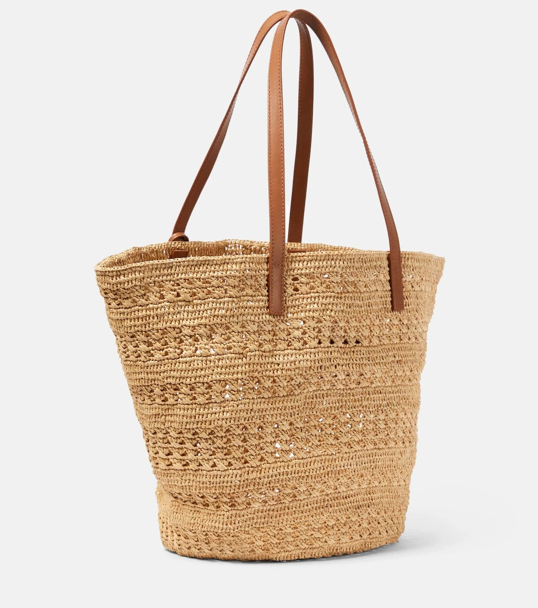 Saint Laurent - Panier Medium raffia basket bag
