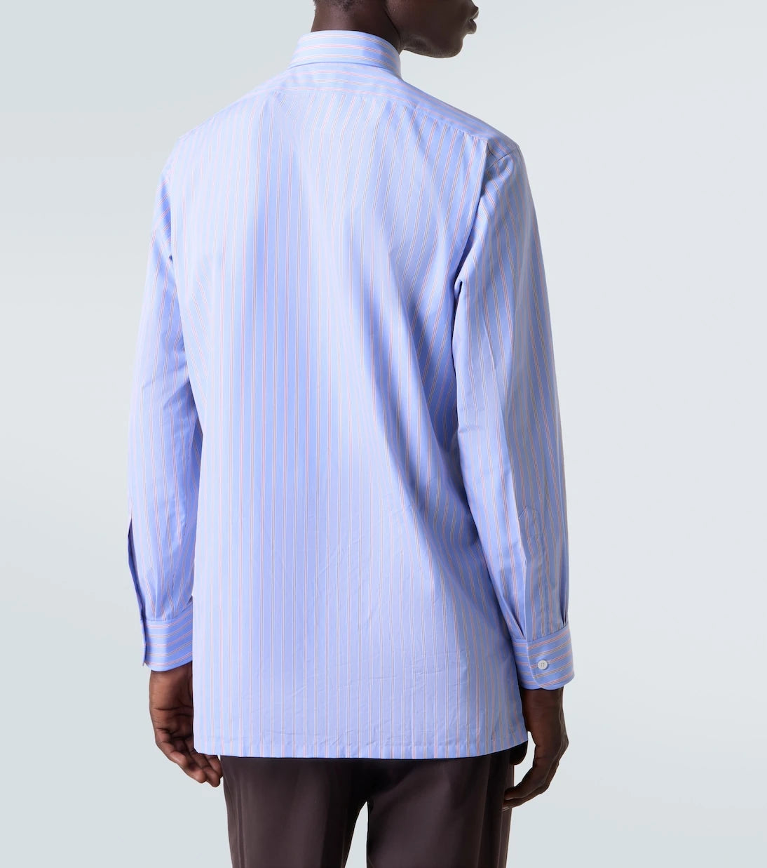 Charvet - Striped cotton poplin shirt